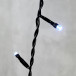 Светодиодная бахрома 3,1*0,5 м., 150 холодных белых LED ламп, мерцание, черный провод ПВХ, LTC(PIL150BLW-11-2W)