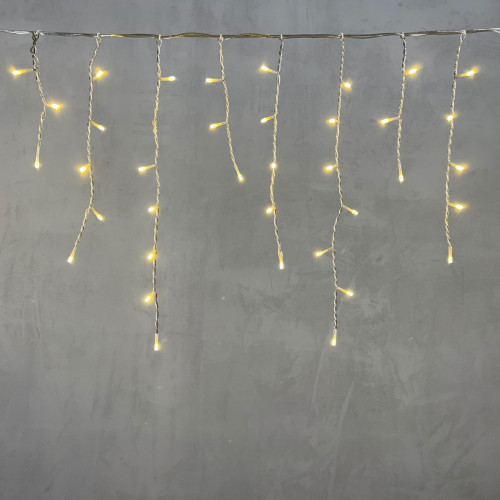 Светодиодная бахрома 3*0,5 м., 150 шампань LED ламп, силиконовый прозрачный провод, Beauty Led (ECC150-10-2CH)