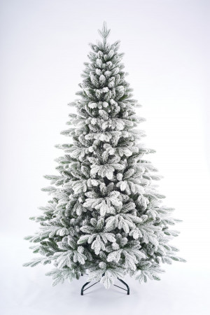 Искусственная ель заснеженная Ленинградская 300 см., литая хвоя + ПВХ, Max Christmas (ЕЛСЗ30)