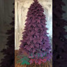 Искусственная фиолетовая елка Таврида заснеженная 210 см., литая хвоя+пвх, ЕлкиТорг (162210)