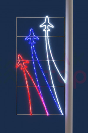 Светодиодная консоль Самолеты 100*200 см., 220В, Conso (KPN-017-L001)