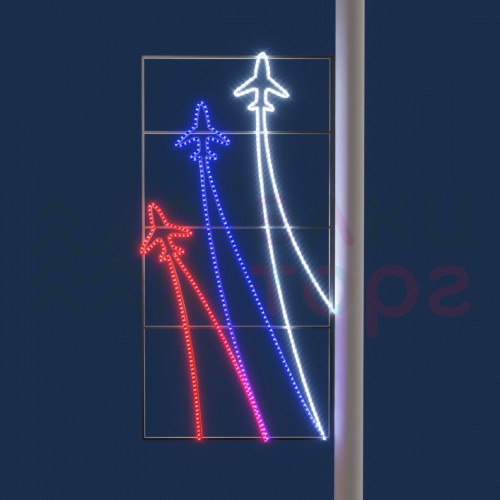 Светодиодная консоль Самолеты 100*200 см., 220В, Conso (KPN-017-L001)