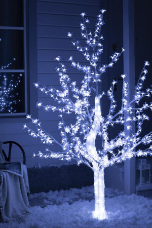 Светодиодное дерево Акриловое 1.8 м., 768 холодных LED, пост.свечение, 220 В, Luazon Lighting (2317314)