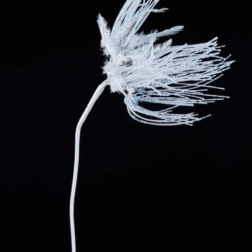 Ветвь Полевые облака 71 см., одуванчик, Christmas DeLuxe (88888)