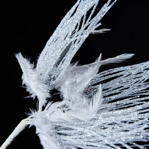 Ветвь Полевые облака 71 см., одуванчик, Christmas DeLuxe (88888)