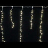 Светодиодная бахрома Роса 2.5*0.9 м., 220V, 324 теплых белых LED лампы, соединяемая, Winner Light (ww.02.04.324) 
