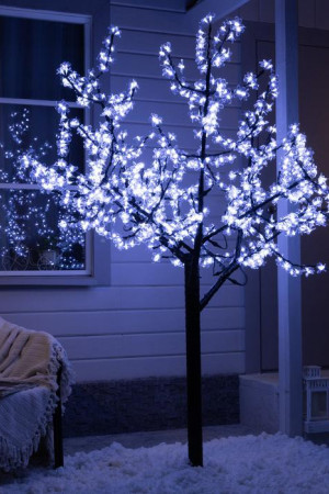 Светодиодное дерево Баугиния 2 м., 864 холодных LED, пост.свечение, 220 В, Luazon Lighting (2317276)