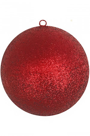 Шар из пенополистирола с блестками Искристый 30 см., красный, ПромЕлка (SHI-300RED)