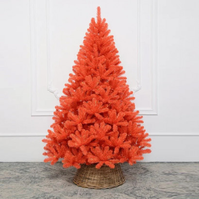 Искусственная оранжевая елка Солнечная 210 см., мягкая хвоя, ЕлкиТорг (205210)