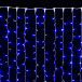 Светодиодный занавес с мерцающим диодом 2*3 м., 420 синих LED ламп, белый провод, Winner Light (b.03.6W.420+)
