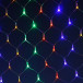 Светодиодная сетка с контроллером 2*2 м., 256 разноцветных LED ламп, прозрачный ПВХ, LTC (NTL256C-10-2M)