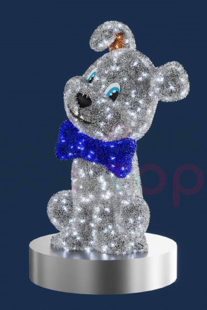 Светодиодная фигура из мишуры Щенок 2.3 м., Conso (3DGR321)