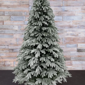Ель Полярная заснеженная, 100% литая хвоя, 230 см., Black Box (74636)