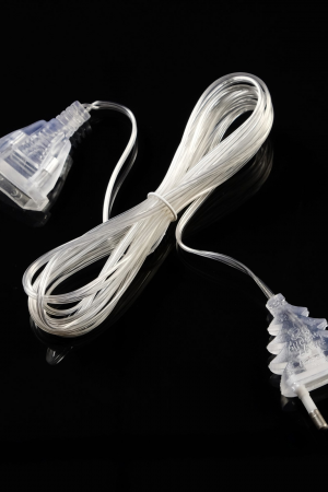 Удлинитель для комнатных гирлянд, 3 м, прозрачная нить, УМС-вилка, Luazon Lighting (6710025)