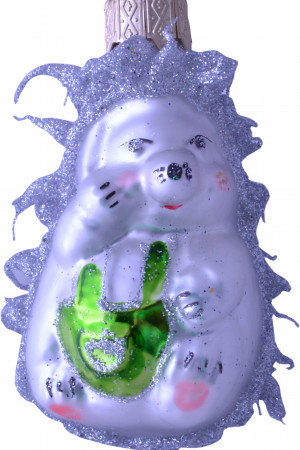 Ёлочное украшение &quot;Ёжик&quot; h-9 см., в подарочной упаковке, Батик (ФУ-73)