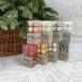 Набор пластиковых шаров Милена 40 мм., золото, 16 шт., Christmas DeLuxe (87040)