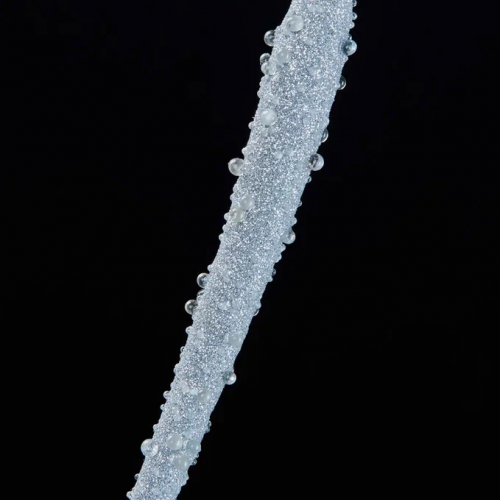 Сосулька Хрустальная капель 15 см., серебро, Christmas De Luxe (88892)