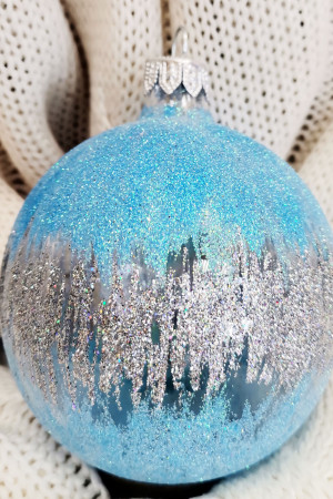 Елочный шар Каскад 8 см., Коломеев (КУ-80-18030)