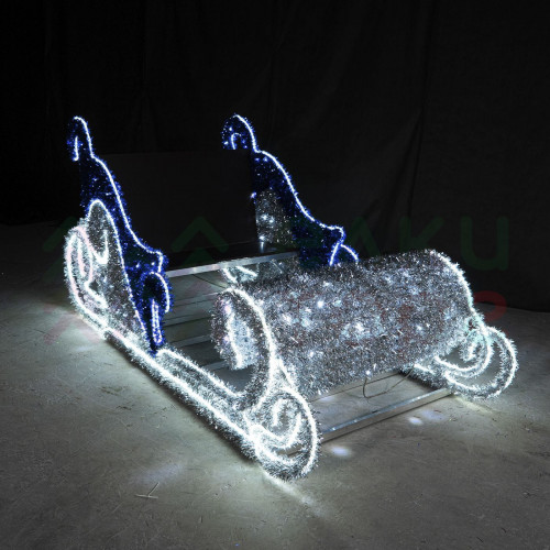 Светодиодная фигура из мишуры Полярные сани 1.3 м., Conso (3DSE47)
