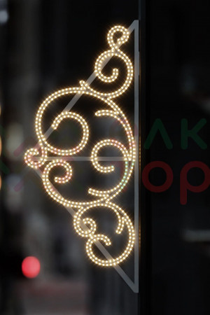 Светодиодная консоль Золотые узоры лайт 68*165 см., 220В, Conso (KPN-028-L002)