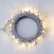 Светодиодная нить 10 м., 24 В, 100 LED, тепло-белая, серый провод каучук, LTC (ECO100-5-1WW)