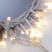 Светодиодная нить 10 м., 24 В, 100 LED, тепло-белая, серый провод каучук, LTC (ECO100-5-1WW)