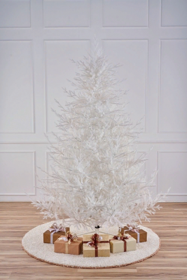 Искусственная елка Лесная Симфония белая 150 см., 100% литая хвоя, Max Christmas (ЕЛСМБ15)