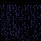 Занавес с мерцающим диодом 3*3 м., 220V, 600 холодных белых LED ламп, черный провод, Winner Light (w.03.6B.600+)