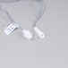 Светодиодная нить 10 м., 24 В, 100 LED, холодный белый, серый провод каучук, LTC (ECO100-5-1W)