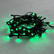 Гирлянда Нить 10 м., зеленый, 220В, 75 LED, Провод Черный Каучук, IP65, LTC (LL75-1-2G) 