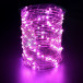 Светодиодная гирлянда нить Роса 10 м., 12V, 100 розовых LED ламп, Beauty Led (Rosa 100-10-P)