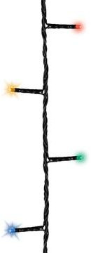 Светодиодная гирлянда с контроллером 27 м, 220V., 360 разноцветных LED ламп, черный ПВХ, Kaemingk (494169)