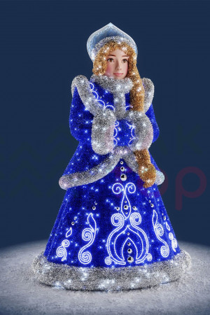 Светодиодная фигура из мишуры Снегурочка 3.1 м., Conso (3DGR367)