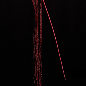 Ветвь из бисера Хвост Андромеды, красная, 64 см., Christmas DeLuxe (86731)