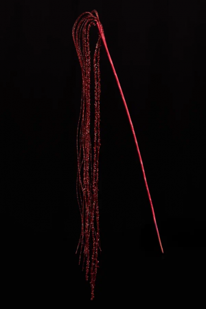 Ветвь из бисера Хвост Андромеды, красная, 64 см., Christmas DeLuxe (86731)