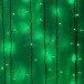 Светодиодный занавес 2*2 м, 220V., 400 зеленых LED ламп, черный ПВХ, Beauty Led (PCL402-11-2G)
