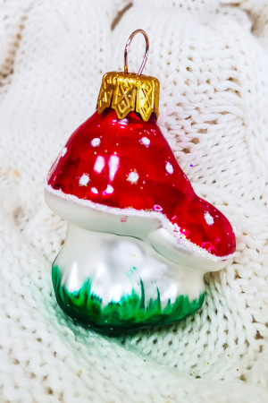 ФУ-195 Елочное украшение Грибочки 6 см., Коломеев