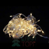 Светодиодная нить 7 м., 220V, 100 теплых белых LED ламп, контроллер, прозрачный провод, Winner (ww.01.5T.100-)