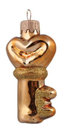 ФУ-242 Ёлочное украшение Золотой ключик h-8 см., Коломеев