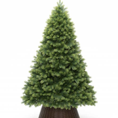 Искусственная елка Таежная 240 см., 100% литая хвоя, ЕлкиТорг (161240)