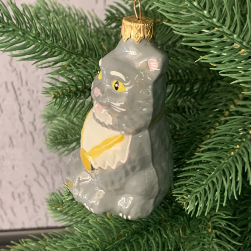 Елочное украшение Сказочный кот, стекло, Витус (А414)