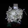 Светодиодная нить 7 м., 220V, 100 холодных белых LED ламп, контроллер, прозрачный провод, Winner Light (w.01.5T.100-)
