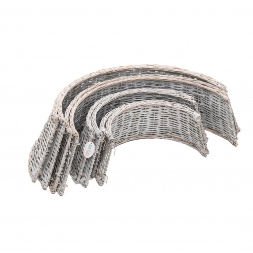 Корзина под елку Кантри Стайл 65*50*25 см., светлое дерево, разборная, ЕлкиТорг (65-231)