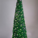 Хвойный конус зеленый 1,2 м. c LED лампами, круглое сечение, ПВХ, Green Trees (GT1,2KONKRLED)
