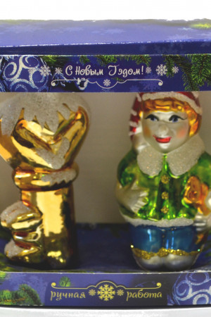 НФ-2-108 Набор Елочных украшений Золотой ключик 9 см., Коломеев