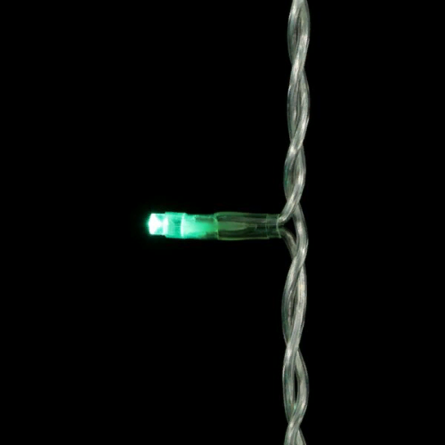 Светодиодная гирлянда с возможностью динамики 20 м., 200 аква LED ламп, 24V., прозрачный силиконовый провод, IP65, Beauty Led (EST200-3W10-1A)