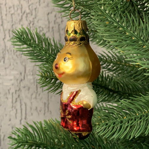 Елочное украшение Чиполлинок, стекло, Витус (А434)