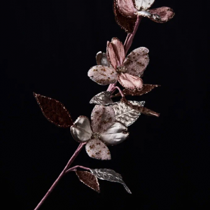 Ветвь Кизил 32х74 см., шампань, Christmas DeLuxe (88913)