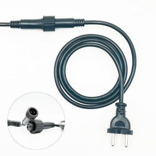 Белт-Лайт UNIBELT 5 м., провод черный Каучук, шаг 100 см., 5 подвесных патронов, IP65, LTC (UBL5m/5L-1)