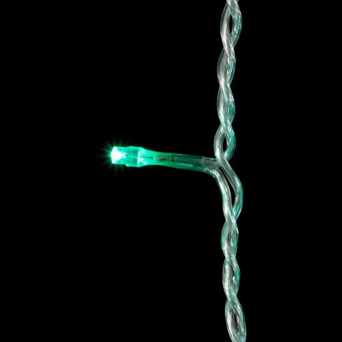 Светодиодная бахрома 3.2*0,9 м, 220V., 232 аква LED ламп, соединяемая, силиконовый прозрачный провод, Beauty Led (ECC232-10-2A)